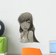 Portrait of a lady Wall Decal