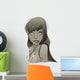 Portrait of a lady Wall Decal