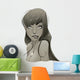 Portrait of a lady Wall Decal