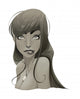 Portrait of a lady Wall Decal