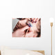 Applying Make-Up Eye-shadow Wall Decal