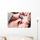 Applying Make-Up Eye-shadow Wall Decal