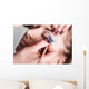 Applying Make-Up Eye-shadow Wall Decal