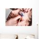 Applying Make-Up Eye-shadow Wall Decal