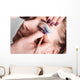 Applying Make-Up Eye-shadow Wall Decal