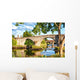 The old stone bridge of Stirling. Summertime outdoors. Wall Decal
