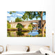 The old stone bridge of Stirling. Summertime outdoors. Wall Decal