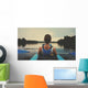 Rowing on kayak Wall Decal
