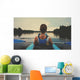Rowing on kayak Wall Decal
