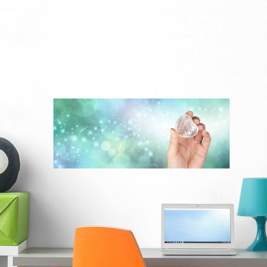 Crystal healing banner Wall Decal