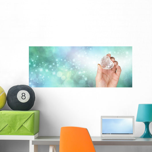 Crystal healing banner Wall Decal