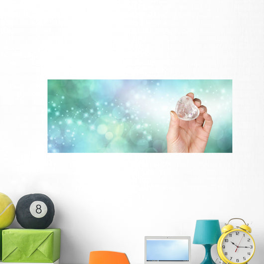 Crystal healing banner Wall Decal