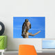 Peregrine falcon sitting on a stick Wall Decal