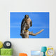 Peregrine falcon sitting on a stick Wall Decal