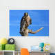 Peregrine falcon sitting on a stick Wall Decal