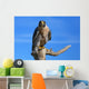 Peregrine falcon sitting on a stick Wall Decal