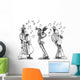 Jazz band doodles Wall Decal