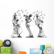 Jazz band doodles Wall Decal