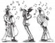 Jazz band doodles Wall Decal