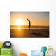 Handstand by the beach Wall Decal