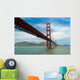 The famous Golden Gate Bridge in San Francisco California Wall Decal