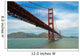 The famous Golden Gate Bridge in San Francisco California Wall Decal