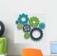 Cog Wheel Illustration Wall Decal