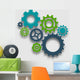 Cog Wheel Illustration Wall Decal
