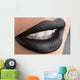 stylish black lips Wall Decal