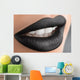 stylish black lips Wall Decal