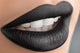 stylish black lips Wall Decal