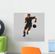 abstract soccer striker Wall Decal