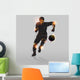 abstract soccer striker Wall Decal