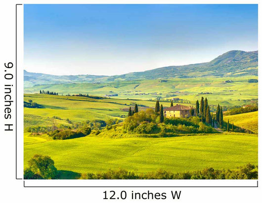 Tuscany at spring Wall Decal
