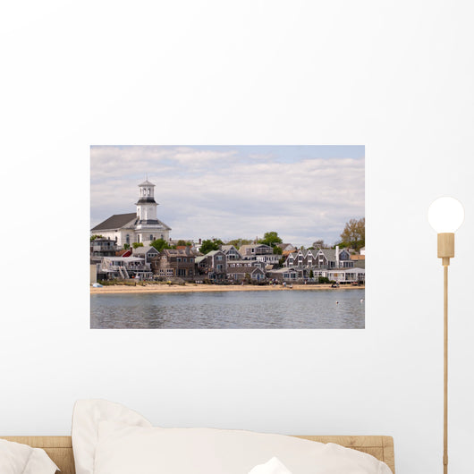 Beachfront houses in Provincetown, Cape Cod Wall Decal