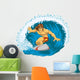 Extreme surfing Wall Decal