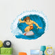 Extreme surfing Wall Decal