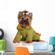 adorable yorkie in a knitted sweater Wall Decal