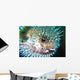 Puffed Blow fish Wall Decal