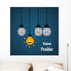 think positive Wall Decal