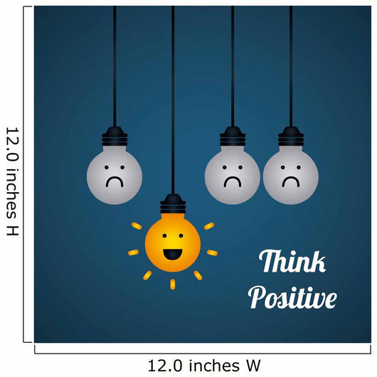 think positive Wall Decal
