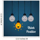 think positive Wall Decal