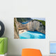 Idyllic view of beautiful Navagio Beach on Zakynthos Island Wall Decal