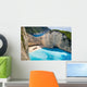 Idyllic view of beautiful Navagio Beach on Zakynthos Island Wall Decal