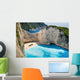 Idyllic view of beautiful Navagio Beach on Zakynthos Island Wall Decal