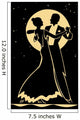 Formal ballroom dance Wall Decal
