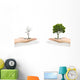 investment concept with success and failure Wall Decal