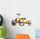 Retro Push Car Wall Decal