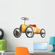 Retro Push Car Wall Decal