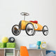 Retro Push Car Wall Decal